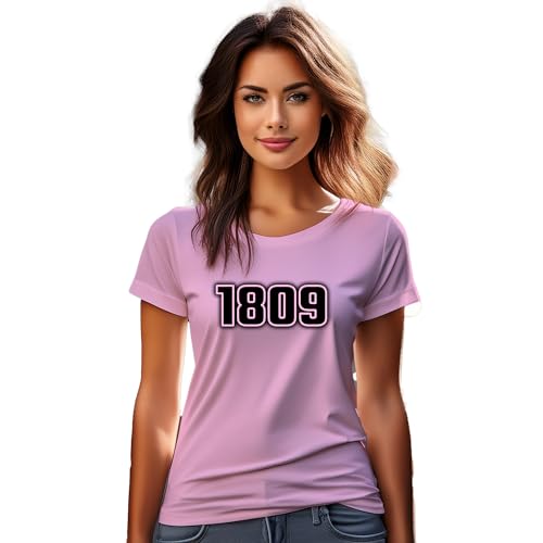 T-shirt 1809 femme rose clair pour exprimer votre douceur intérieure