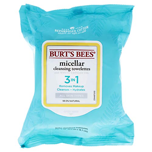 Burt's Bees Micellar Cleansing Towelettessex 30 Piece Towelettes, 30 Count