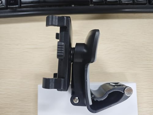 حامل موبايل للسيارة يدور 360 درجة متوافق مع نظام تحديد المواقع والجوالات من 4.0 الى 7.0 بوصة من جيسماتيك، اسود