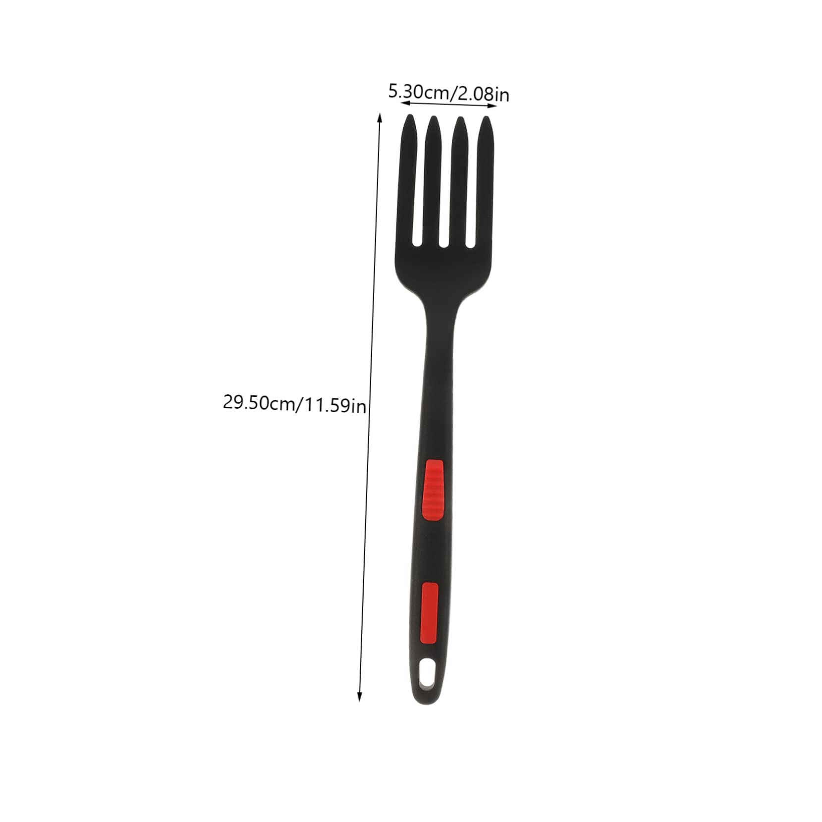 BEBEMOKO Silicone Fork Salad Server Multi-function Dinner Fork for Salad Comfortable to Hold and Comfortable Handle Kitchen Accessory