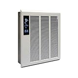 Qmark SSHO4004 Smart Series Digital Programmable LED Touchscreen Wall Heater for Home or Commercial Use, 4000 Watt, 240 Volt, White