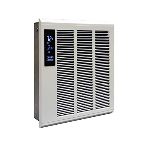 bathroom in wall heater - Qmark SSHO4004 Smart Series Digital Programmable LED Touchscreen Wall Heater for Home or Commercial Use, 4000 Watt, 240 Volt, White