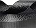 Devobunch Nylon Webbing Straps, 1 Inch Wide Heavy Duty Nylon Strap, Durable Flat Rope Webbing, 10 and 25 Yard Roll for Backpack Strapping, Tie-Down, Dog Leash, 18 Vibrant Colors (Black, 10 Yard)