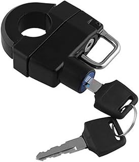 FAVOMOTO Bloqueio De Capacete De Motocicleta Universal Bloqueio De Segurança De Capacete De Liberação Rápida Bloqueio De Capacete De Bloqueio De Placa De Combinação De Placa De Terra Tons