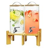 L'ÉPICÉA Dispensador de bebidas, dispensador de bebidas de vidrio con...