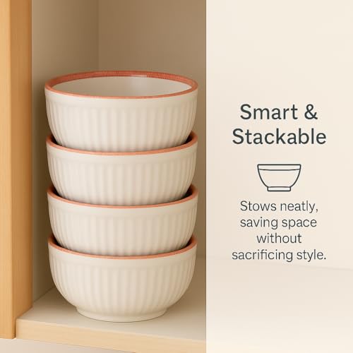 Image of YELONA Ceramic Bowls Set of 2 | 300ml Japanese Honeycomb Rice & Snack Bowls | Blue Blossoms Design | Microwave & Dishwasher Safe | 11.5 cm | Lead-Free Porcelain