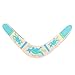 Produktbild Boomerang Wooden Blau V-förmige Boomerang Throwback Flying Disc Spielzeug für Kinder Outdoor Spiele Sport Geschenk