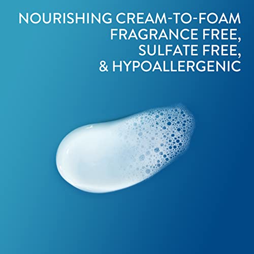 Cetaphil Cream To Foam Face Wash, Hydrating Foaming Cream Cleanser, 16 Oz, For Normal To Dry, Sensitive Skin, With Soothing Prebiotic Aloe, Hypoallergenic, Fragrance Free #TOP3