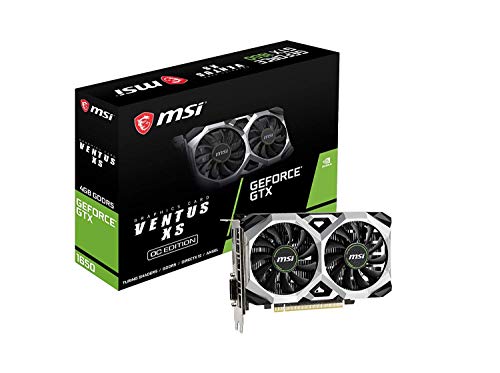 Nvidia GTX1650 Ventus XS 4G Fan PCI Express scheda grafica, Memoria 4 gb gddr5 / 128 bit di memoria bus/pci express 3.2