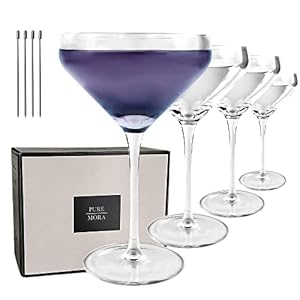 PURE MORA Remy Coupe Martini Gläser 4 Stück
