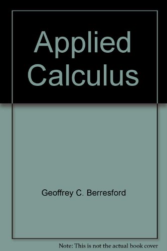 Applied Calculus 0618813454 Book Cover