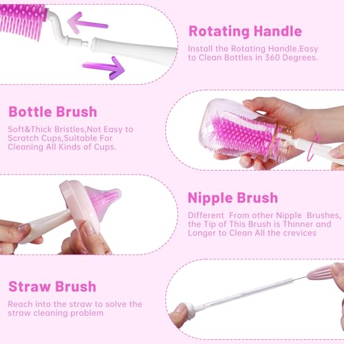 Save 44% on Koumolar Bottle Brush Set with UV Light & Drying Rack