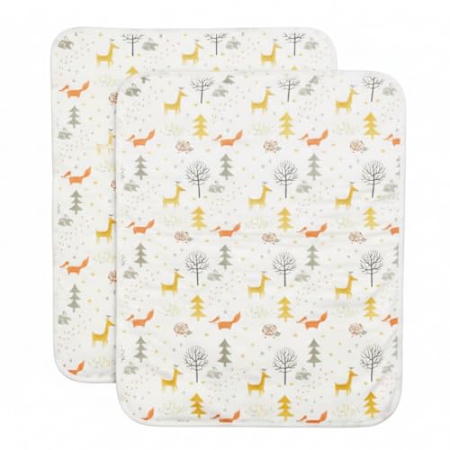 Image of Safe-O-Kid Baby Diaper Changing Mat, 70 x 49 cm Waterproof & Foldable Bed Protector, Soft & Comfortable Changing Pad for Newborns, Travel-Friendly & Easy to Clean - (Pack of 2)