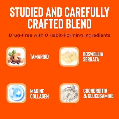 Image of Relaxium Flexium Joint Support Supplement, Drug-Free, with CurcuTame Blend, Turmeric Supplement Formulated to Support Comfort and Mobility, 60 Capsules