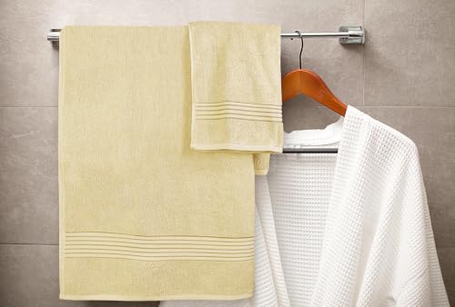 Utopia Towels 8-teiliges Handtücher-Set, 100% Baumwolle, Beige – Ansicht 6