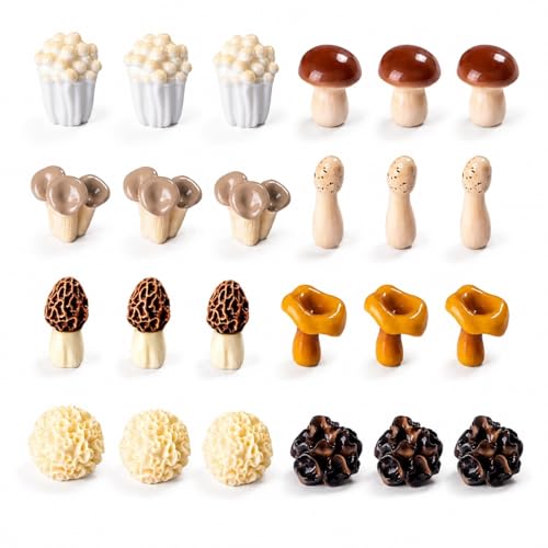 Figurines de petits champignons LUOZZY pour embellir vos plantes d'intérieur et terrariums
