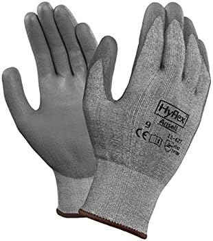 Ansell Gloves 163836 Ansell HyFlex 11-727 INTERCEPT Technology Glove with Polyurethane Palm Coating, 10