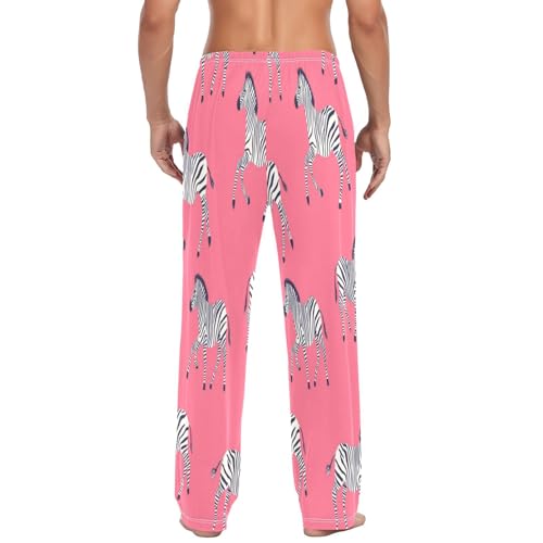 Men's Pajama Bottoms Cotton Pj Pants with Pockets Prints Lounge Pants Warm Animal Sleep Separate Bottom3