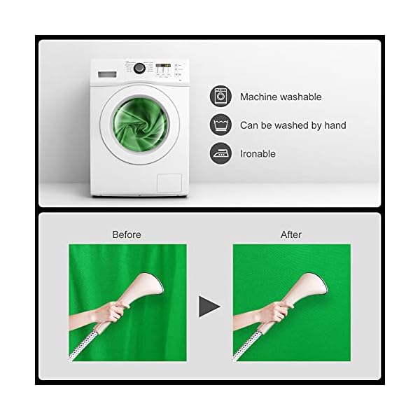 1,8 x 2,8m Greenscreen Fotostudio Hintergrund, Faltbares Polyester Grüntuch Hintergrundtuch, Geeignet für Fotostudio… – Bild 7