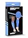 Gabor Fitness Graduated 20-25mm Hg Compression Running Leg Sleeves, Medium, Blue