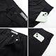 PJ PAUL JONES Herren Hosen Modern Business Anzughose Golf Hose mit Elastischem Bund Schwarz S