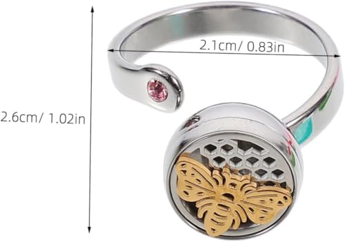 Anillos de acero inoxidable hipoalergénico con detalles artesanales exquisitos 4