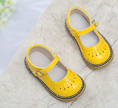 Toddler Kids' Patent Leather Mary Jane Flat Cutout Strap Dress Oxford Shoes Baby Moccasins3