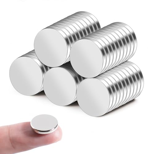 Image of Rhinocats 50pcs 15x2.6mm Mini Round Rare Earth Magnets for Office, DIY, Refrigerator, Crafts, Science