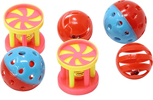 1195 Pk2 Play Three Bonka Bird Toys Foot Colorful Durable Parrot Quaker Parrotlet Budgie Finch