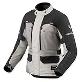 REV'IT! Outback 5 H2O Damen Motorradjacke, silber / schwarz, 34
