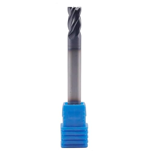 Miniatura 4 de BestParts 5 fresas de extremo de carburo sólido de alto rendimiento, doble extremo, revestimiento AlTiN, 4 flautas, hélice de 35 grados, diámetro de