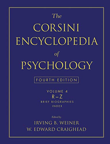 The Corsini Encyclopedia of Psychology, Volume 4: 04