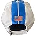 Carroll Shelby® Super Snake White and Blue Cap Hat - Two Stripe Shelby Cobra Design Racing Performance Hat | Officially Licensed Product | One-Size Fits All | Adjustable Closure