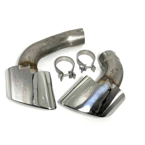 Tuyaux d'échappement 304 acier inoxydable pour BMW X6 14-18