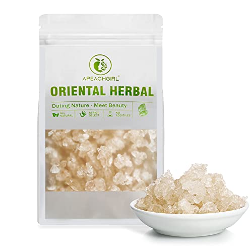 APEACHGIRL Premium Snow Swallow Gum (16oz/1LB) - Natural Plant-Based Dessert Ingredient, Resealable Bag | Vegan Cooking & Asian Dessert Essentials | Wild-Harvested from Myanmar