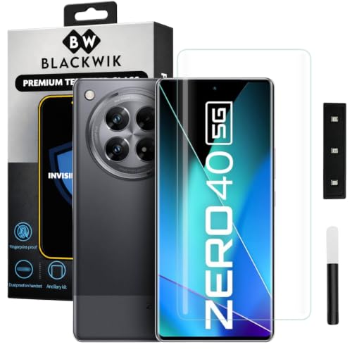 Image of Blackwik UV Curved Tempered Glass for Infinix Zero 40 5G | 1-Pack
