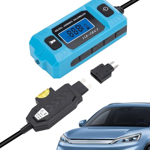 Testeur de relais auto 20A 48V avec écran LCD et éclairage frontal pour garage
