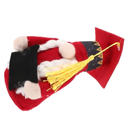 DIYEAH Poupée Peluche Mignonne avec Chapeau De Docteur Jouet De Graduation Élégant Et Confortable pour Fête Et Décoration