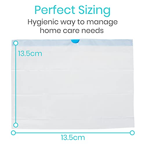 Vive Bedpan Liners With Absorbent Pads (24 Pack) - Bedpans For Bedside Commodes, Females, Elderly Men, Women, And Bedridden Patients - Disposable Pads & Universal Fitting- Neutralizes And Reduces Odor #TOP5