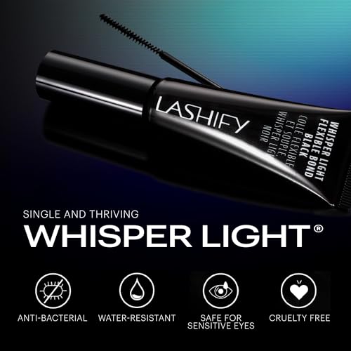 Lashify Control Kit - Complete DIY Eye Lash Starter Set - Amplify Gossamer Black 10mm, 12mm, White Travel Case, Petite Wand - Thumbnail 6