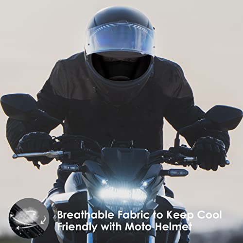 Achiou Balaclava Face Mask Uv Protection Ski Mask For Men Women Sun Hood Cycling, Climbing, Running, Hiking Outdoor Sports Black #TOP2