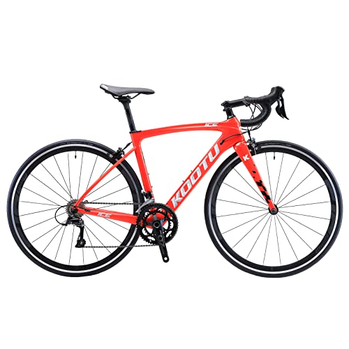 SAVADECK Bicicleta de carretera de Carbono, SABER3.0 700C Bicicletas adultas del camino Marco, Horquilla y Tubo de asiento Carbono con Shimano Sora R3000 18S y...