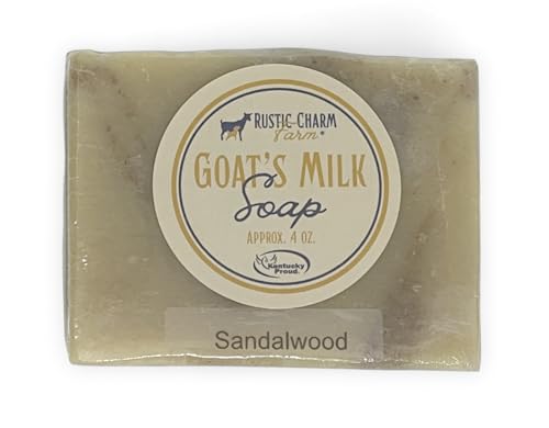 Rustic Charm Farm Goat Milk Soap (Sandalwood)