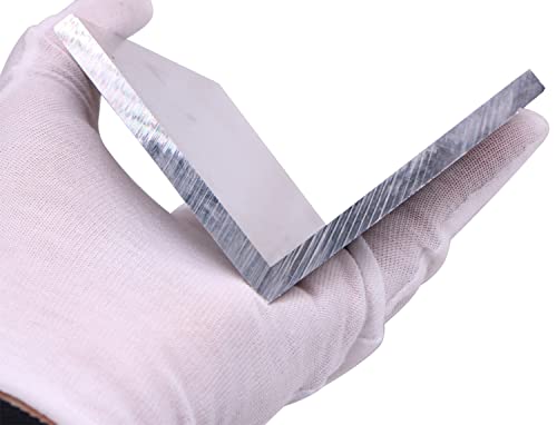 Vernuos 3"X3"X 1/4" Aluminum Angle 6061, 12" Length, T6511 Mill Stock, 1/4" Thick #TOP2