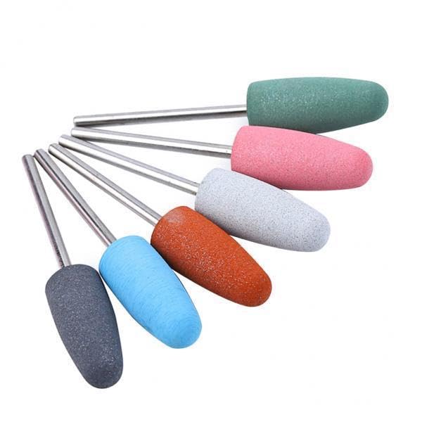 Bnf® 2x6pcs Silicone Polisher Grinder Nail Art Drill Bits For Electric Manicure Health & Beauty Nail Care Manicure & Pedicure Manicure/Pedicure Tools & Kits-image-9