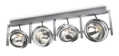 Preisvergleich Produktbild PHILIPS myLiving, Aufbauspot mit 60W, inklusive Leuchtmittel, 4-flammig 530644816