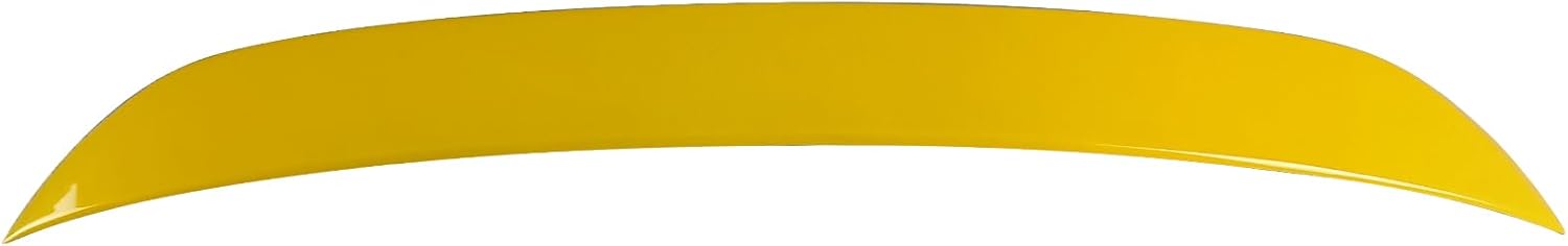 IKON MOTORSPORTS Trunk Spoiler Compatible with 2003-2009 Nissan 350Z 2-Door, Factory Style Painted #E33 Yellow Pearl ABS Rear Wing