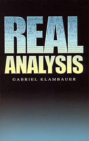 Book cover Real Analysis (Dover Books on Mathematics)