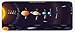 ABAKUHAUS Spazio Tappeto da Cucina, Giove Saturno Planet, Tappeto Decorativo in Peluche con Supporto Antiscivolo, 48 cm x 120 cm, Multicolore