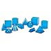 ETA hand2mind Blue Power Geometric Solids (Set of 12)